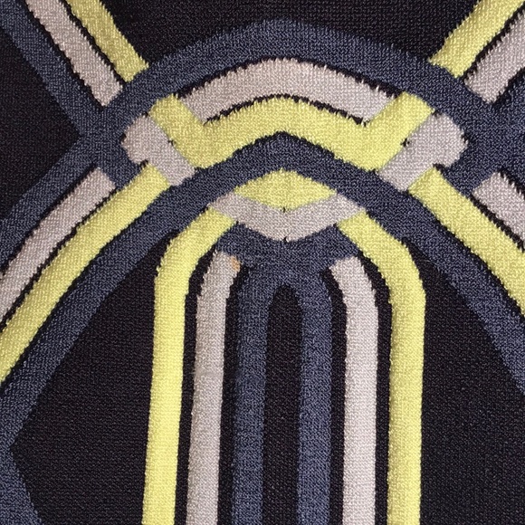 Hervé Léger in blue combo with neon accent - Picture 13 of 13